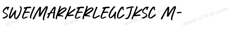 SweiMarkerLegCJKsc M字体转换